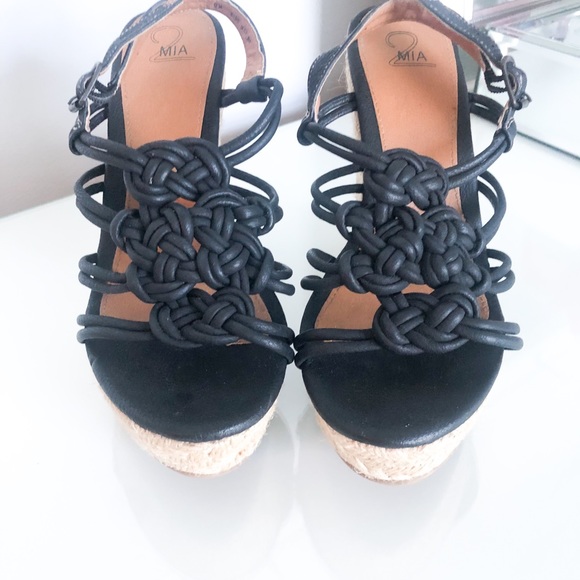 Mia 2 Espadrille Wedges | Size 6 | Gently Worn - Picture 3 of 6